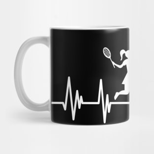 ping-pong ball heartbeat Birthday Table tennis lover Tennis Player Mug